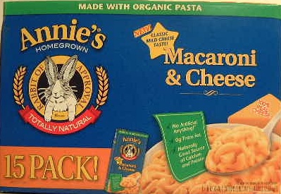 Macaroni & Cheese Annies 6 oz Organic